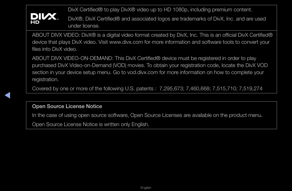 Samsung UN40D6420UFXZA User Manual | Page 303 / 303