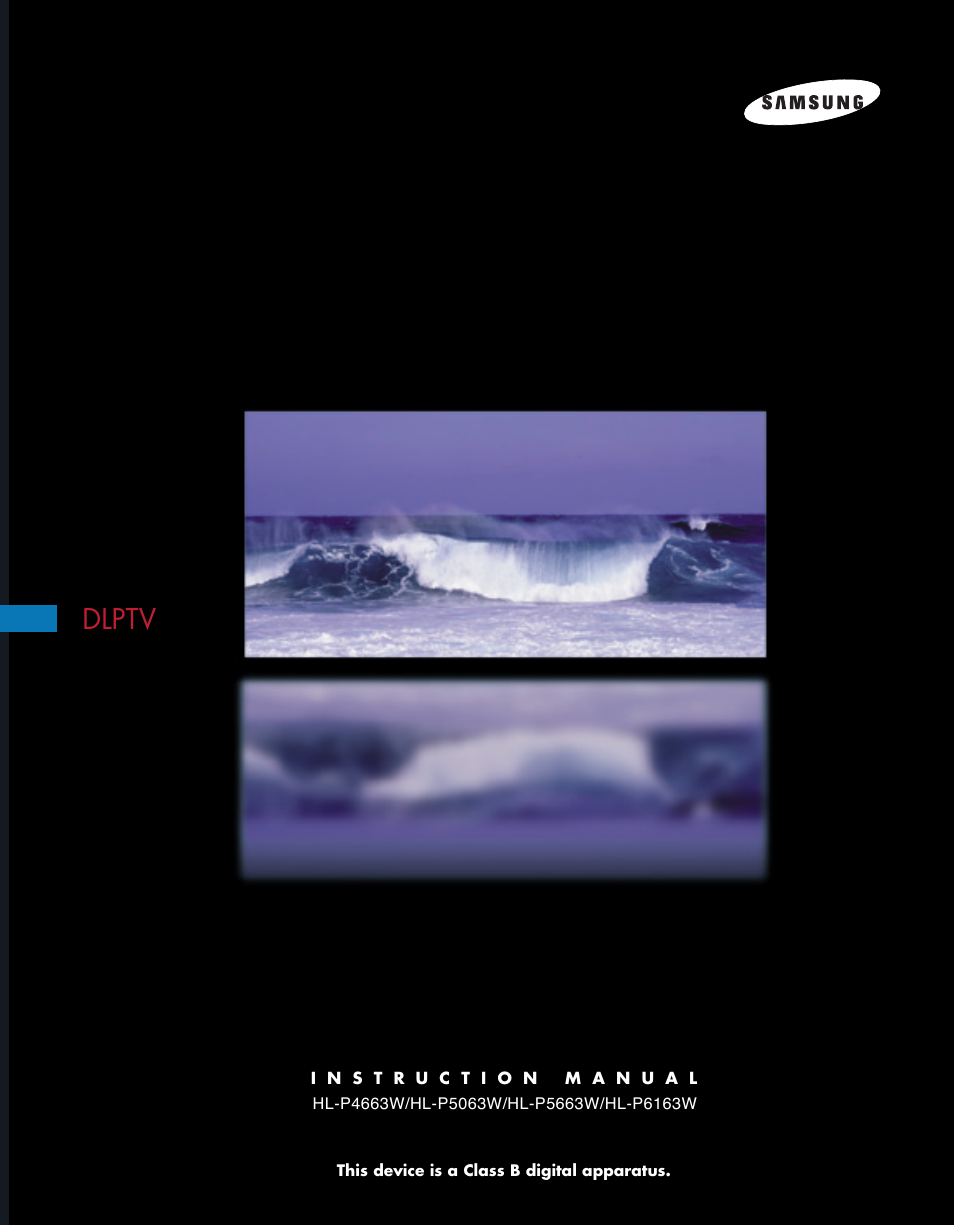 Samsung HLP5063WX-XAC User Manual | 96 pages