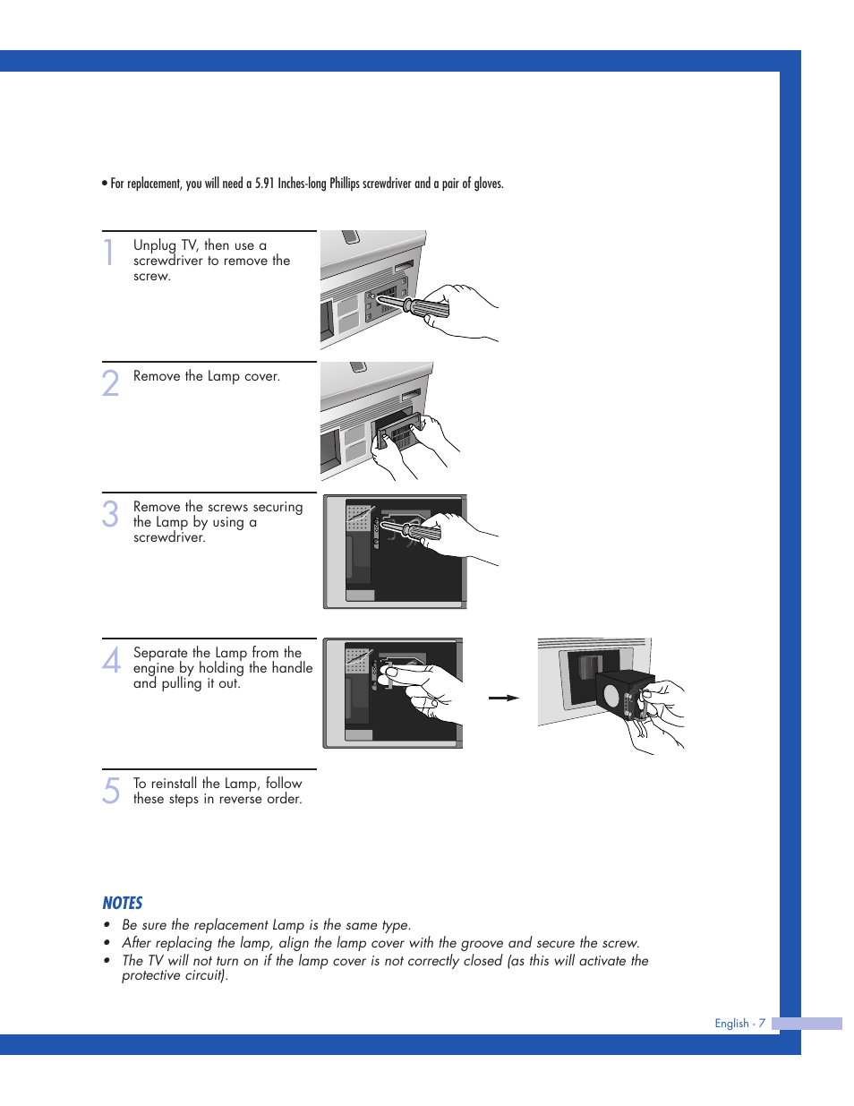 Samsung HLP5063WX-XAC User Manual | Page 7 / 96
