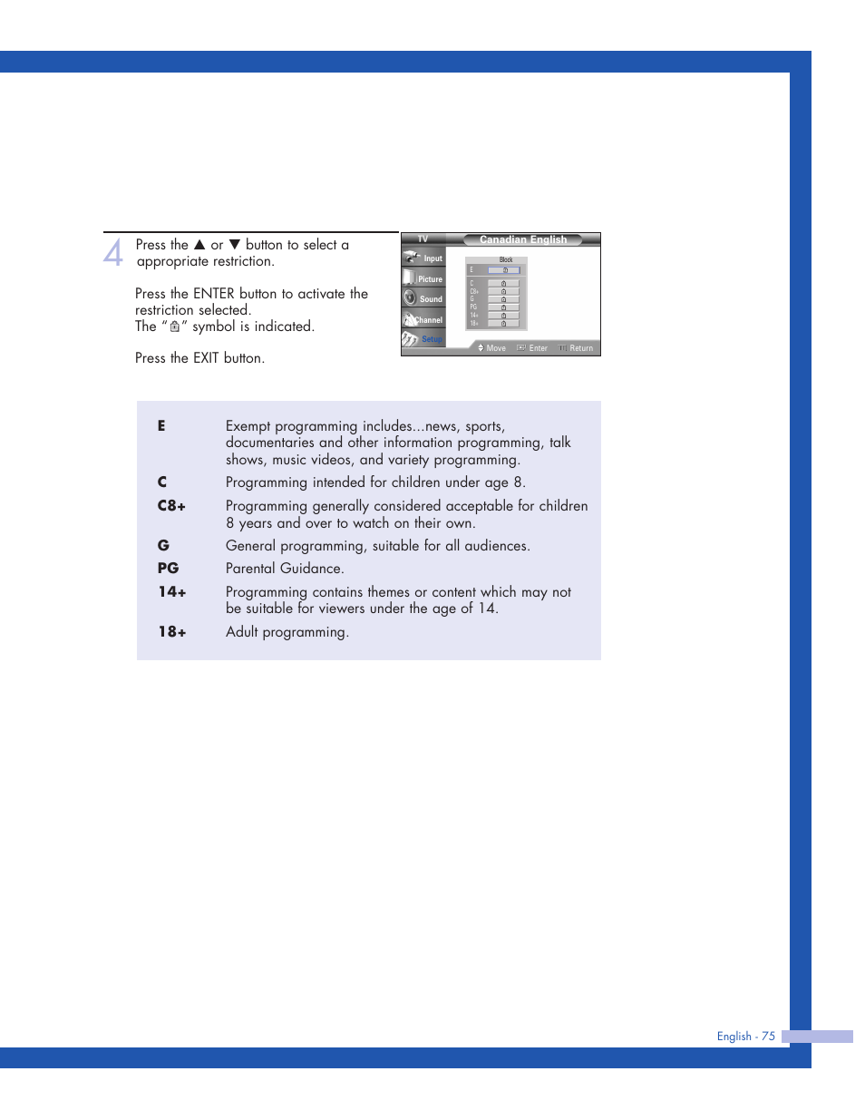 Samsung HLP5063WX-XAC User Manual | Page 75 / 96