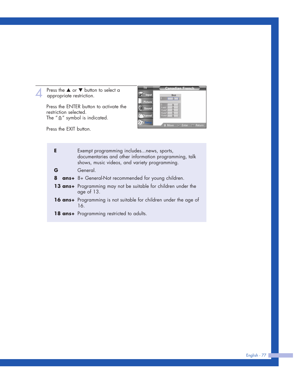 Samsung HLP5063WX-XAC User Manual | Page 77 / 96