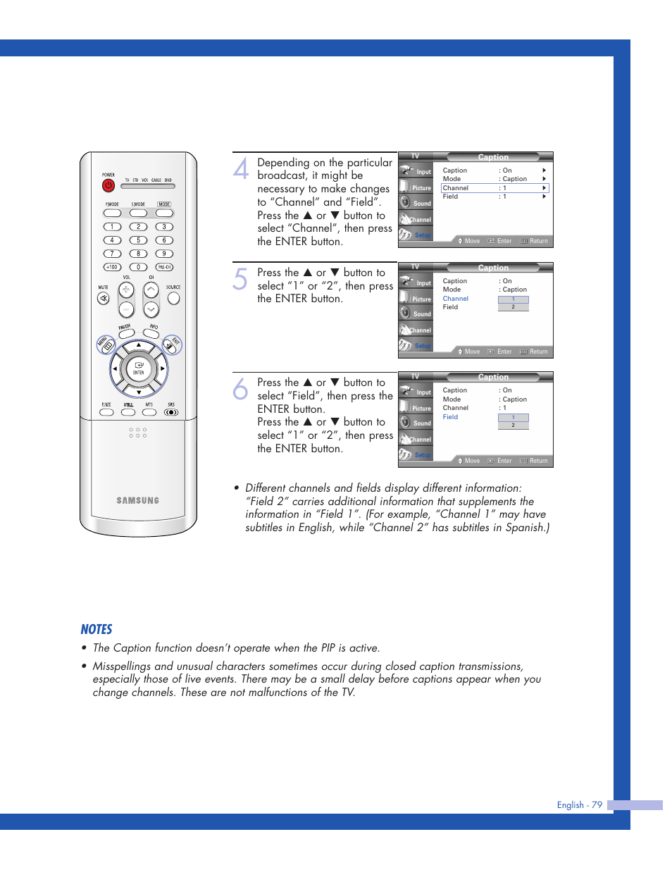Samsung HLP5063WX-XAC User Manual | Page 79 / 96