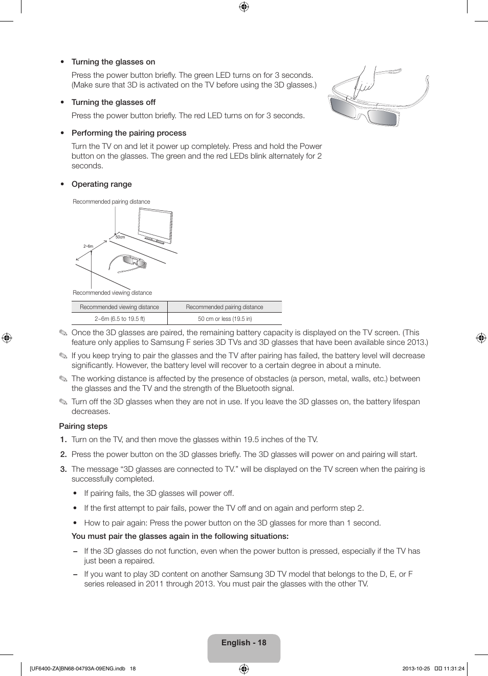 Samsung UN55F6400AFXZA User Manual | Page 18 / 34