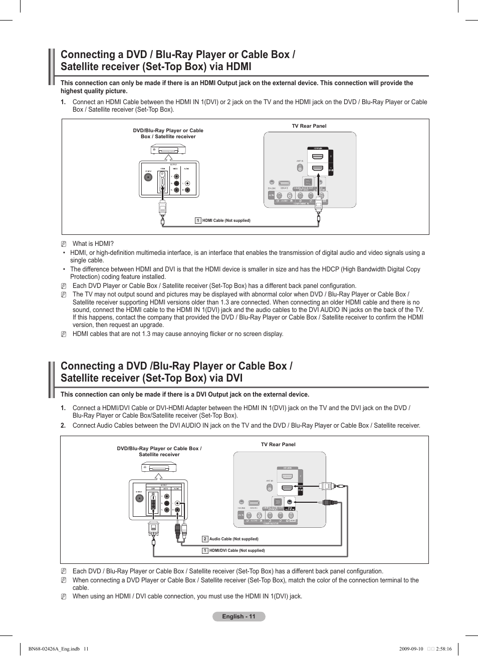 Samsung PN50B400P3DXZA User Manual | Page 11 / 125