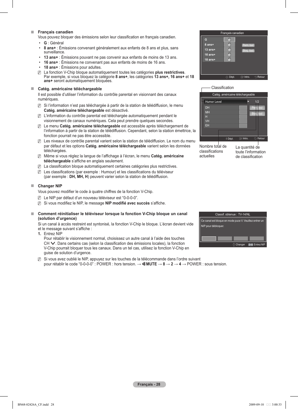 Samsung PN50B400P3DXZA User Manual | Page 111 / 125