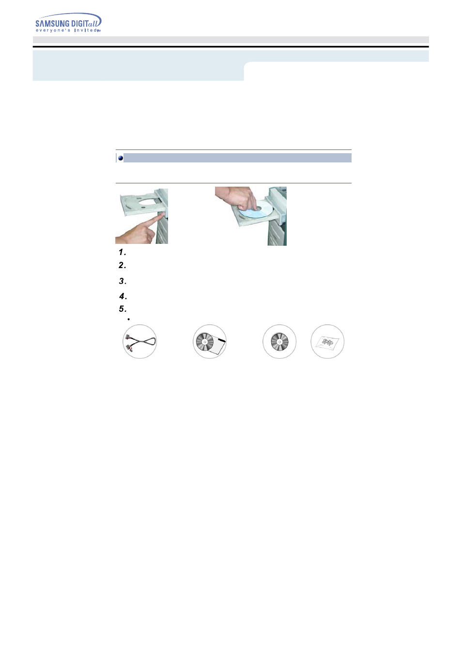 Using the drive, Using the dvd-rom drive | Samsung TS-H352A-WBEH User Manual | Page 15 / 20