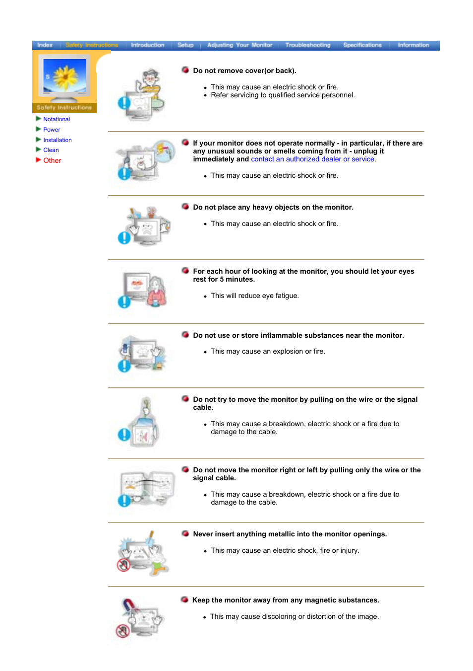 Others | Samsung LB17KSBB User Manual | Page 7 / 85