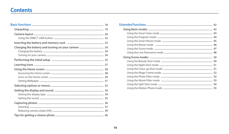 Samsung EC-WB30FZBPWUS User Manual | Page 15 / 156