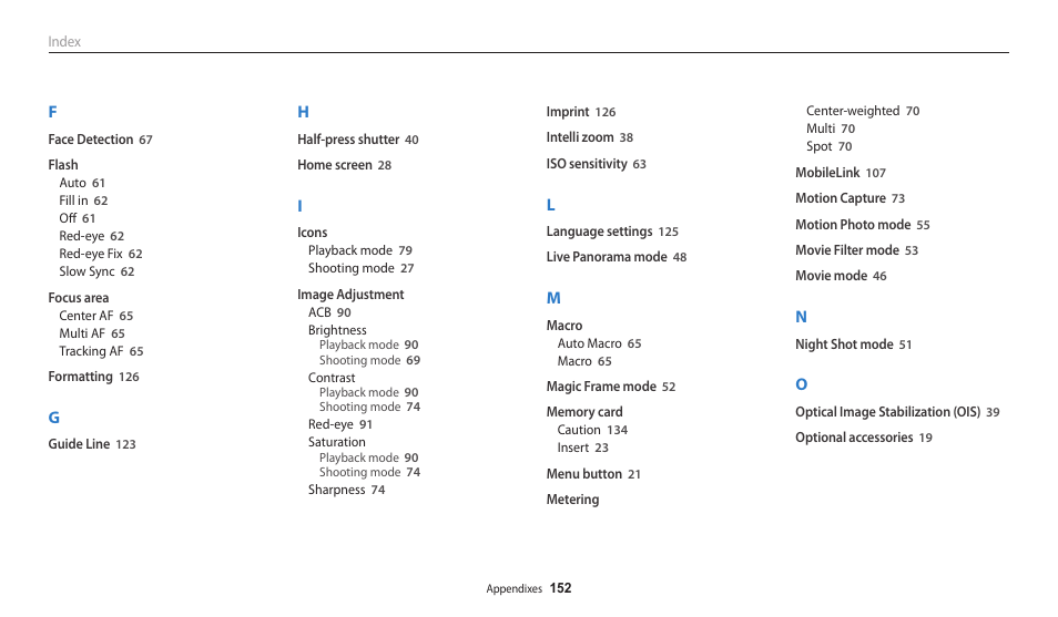 Samsung EC-WB30FZBPWUS User Manual | Page 153 / 156