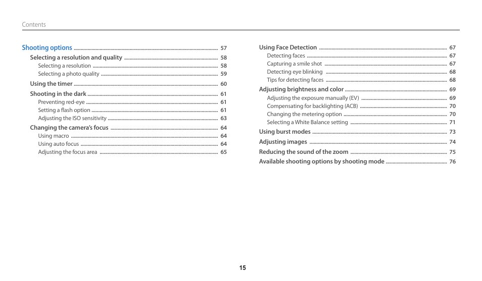 Samsung EC-WB30FZBPWUS User Manual | Page 16 / 156