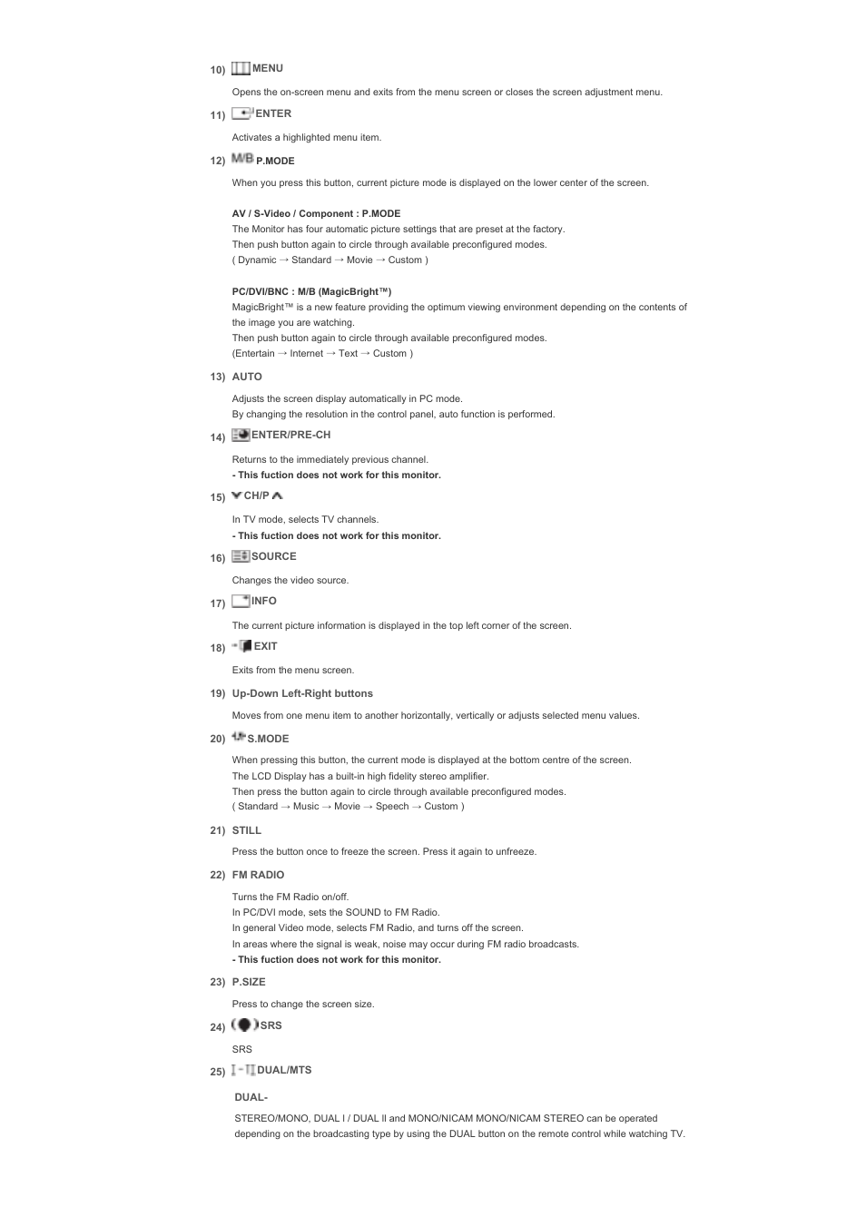 Samsung LS57BPHNB-XAA User Manual | Page 17 / 78