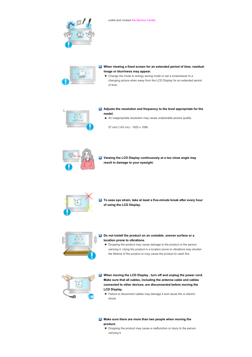 Samsung LS57BPHNB-XAA User Manual | Page 8 / 78