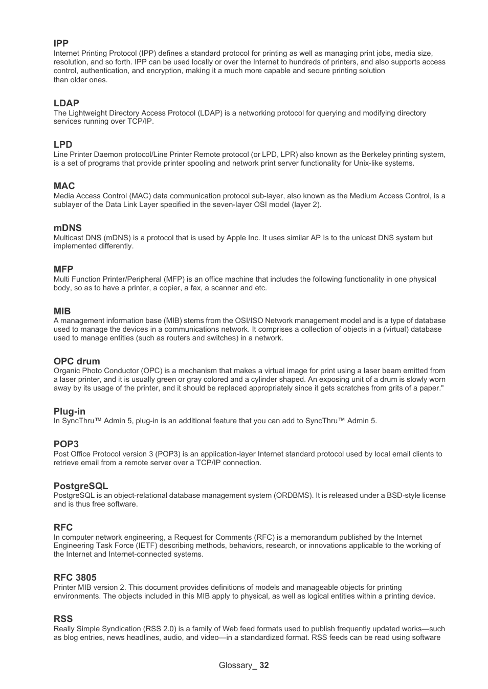 Samsung ML-3471ND-XAA User Manual | Page 32 / 37