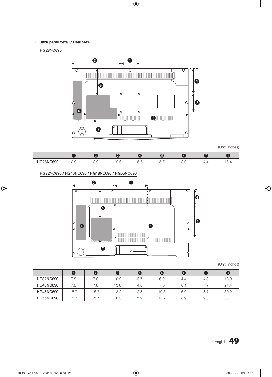 Samsung HG40NC690DFXZA User Manual | Page 49 / 53