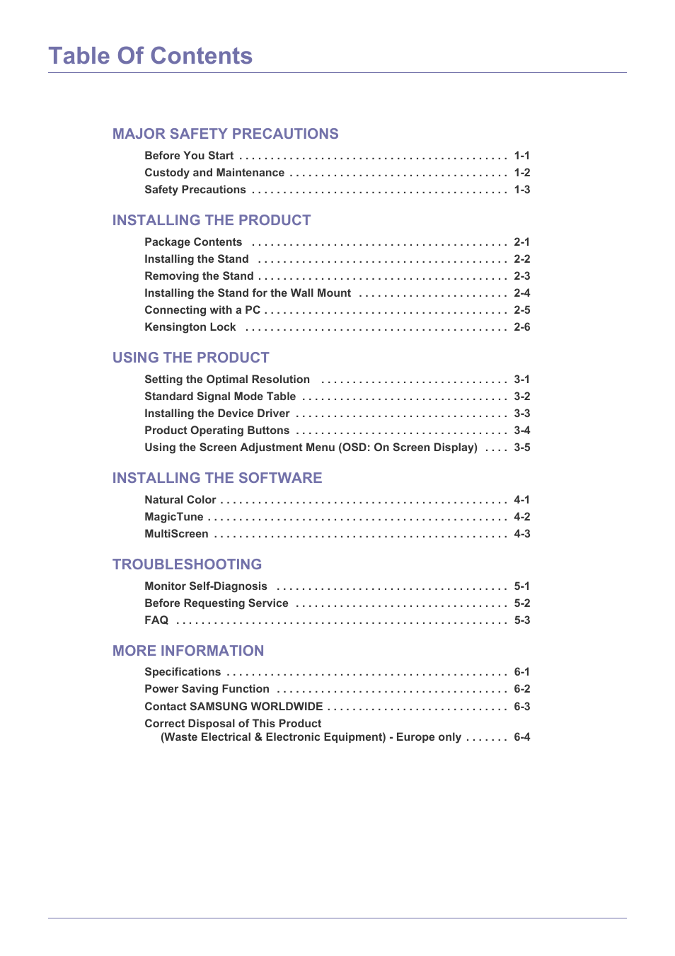 Samsung LS23CMZKFZ-ZA User Manual | Page 2 / 40