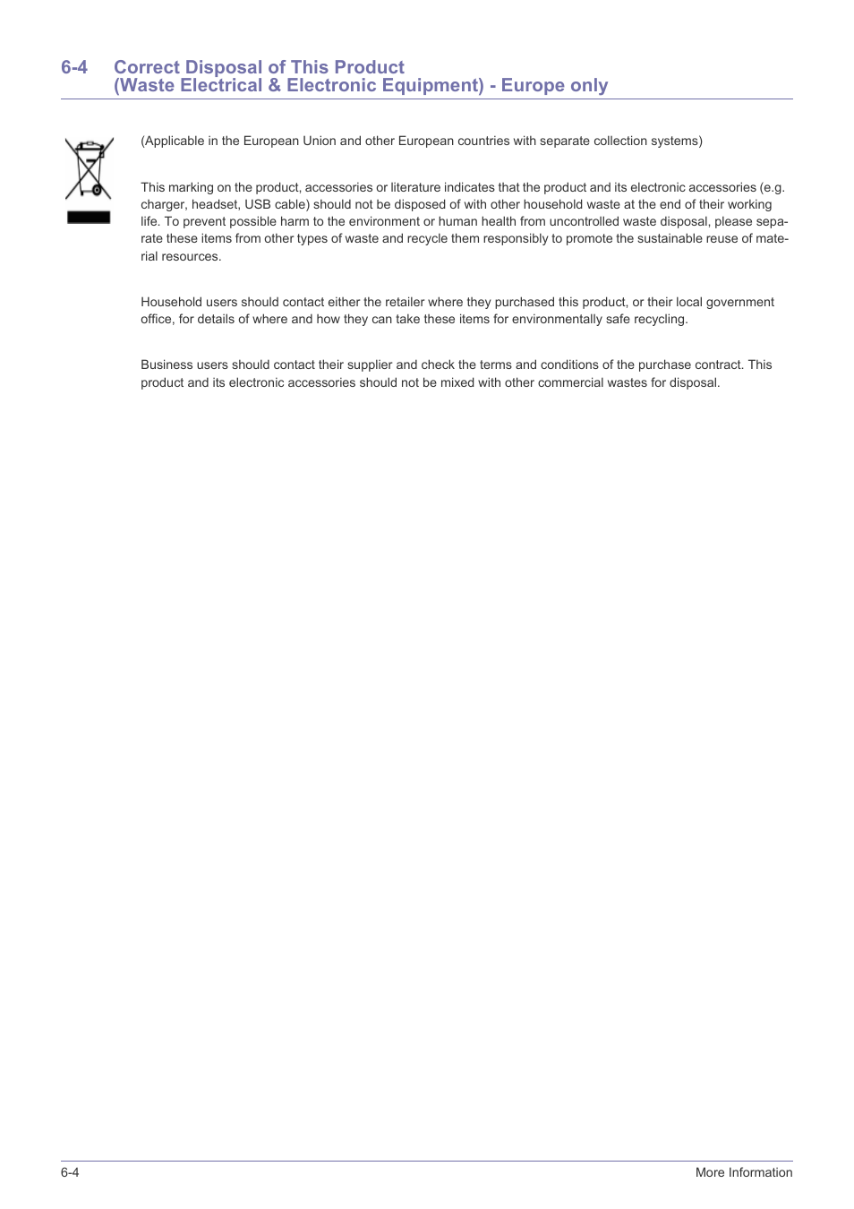 Correct disposal of this product | Samsung LS23CMZKFZ-ZA User Manual | Page 40 / 40