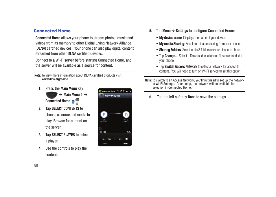 Connected home | Samsung SCH-I920DAAVZW User Manual | Page 93 / 177