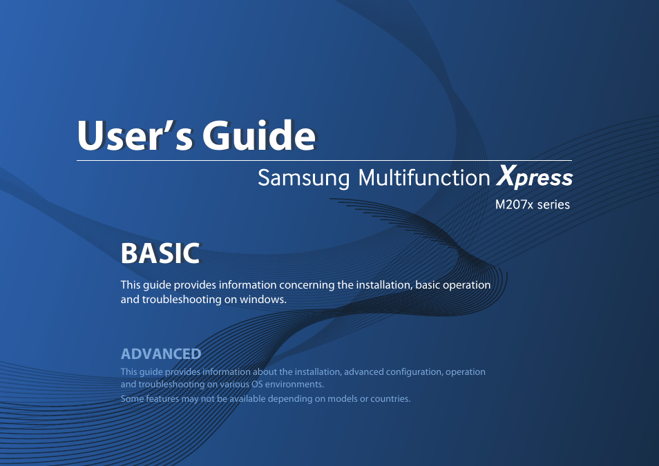 Samsung SL-M2070W-XAA User Manual | 314 pages
