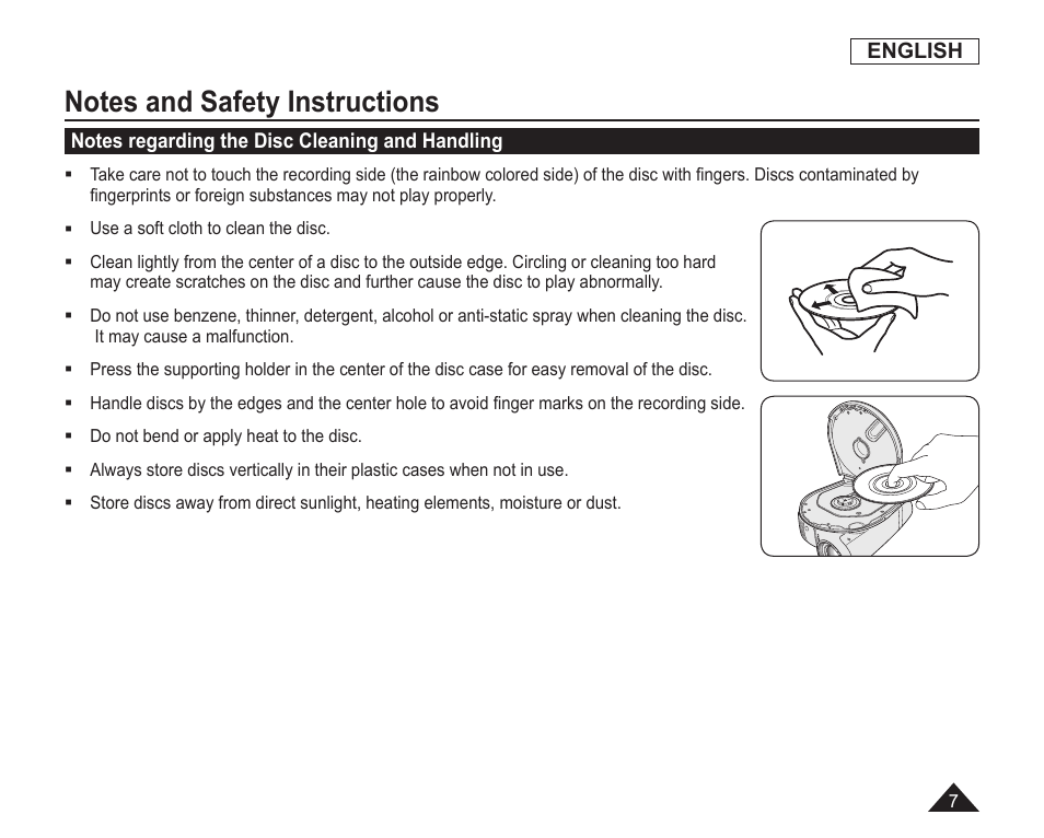 Samsung SC-DC163-XAP User Manual | Page 11 / 136