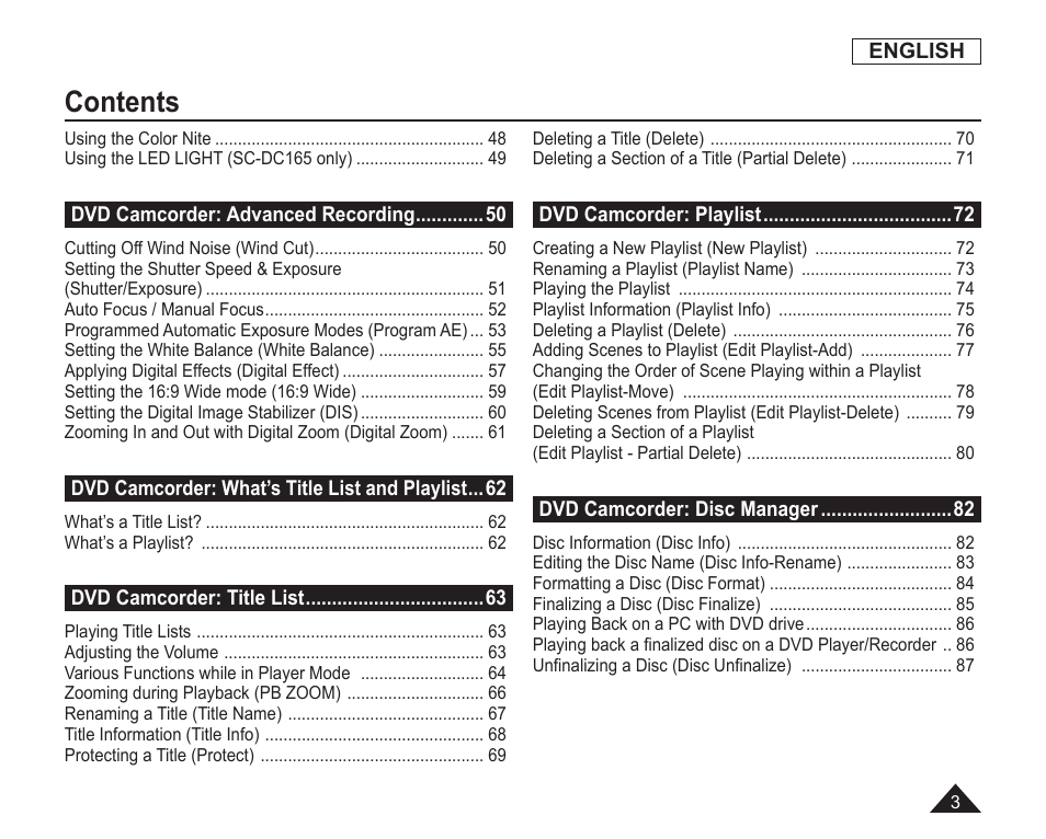 Samsung SC-DC163-XAP User Manual | Page 7 / 136