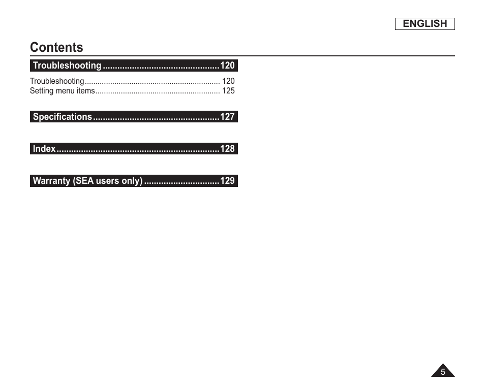 Samsung SC-DC163-XAP User Manual | Page 9 / 136