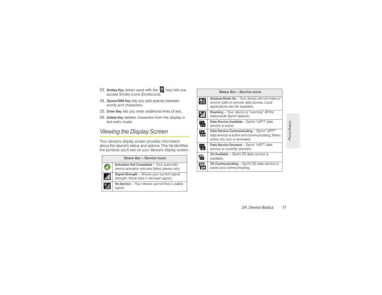 Viewing the display screen | Samsung SPH-M580ZKASPR User Manual | Page 31 / 230