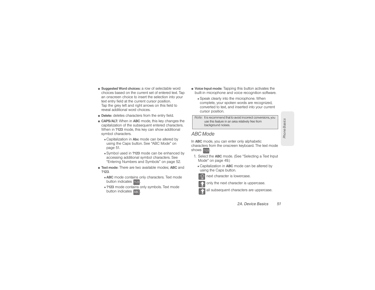 Abc mode | Samsung SPH-M580ZKASPR User Manual | Page 65 / 230