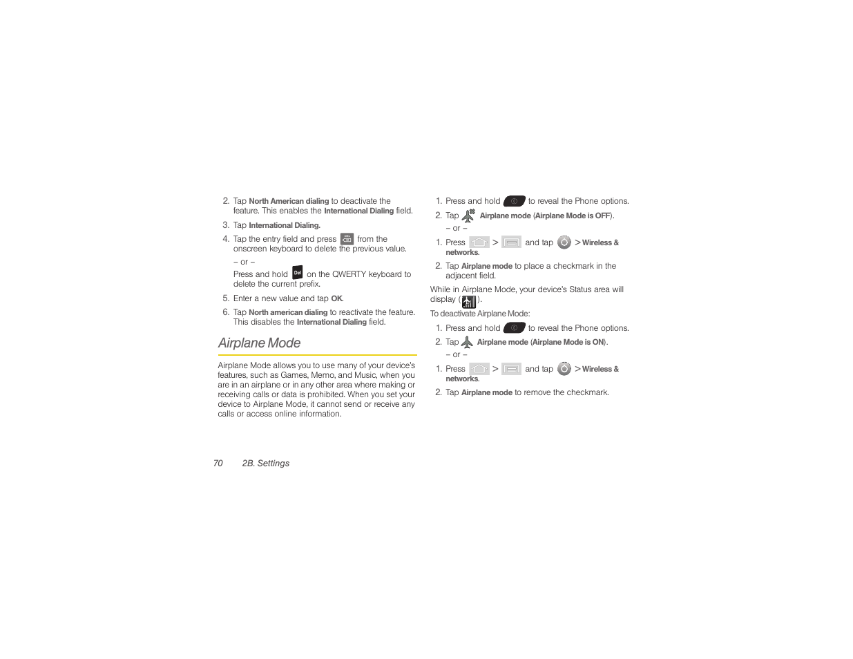 Airplane mode | Samsung SPH-M580ZKASPR User Manual | Page 84 / 230