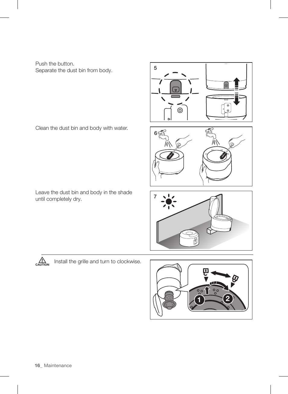 Samsung VC12F70HNHR-AA User Manual | Page 16 / 72