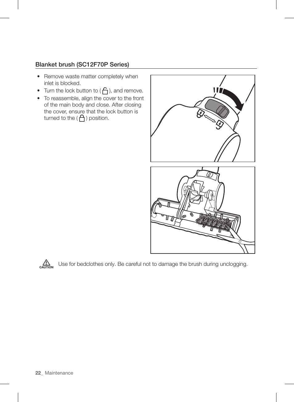 Samsung VC12F70HNHR-AA User Manual | Page 22 / 72