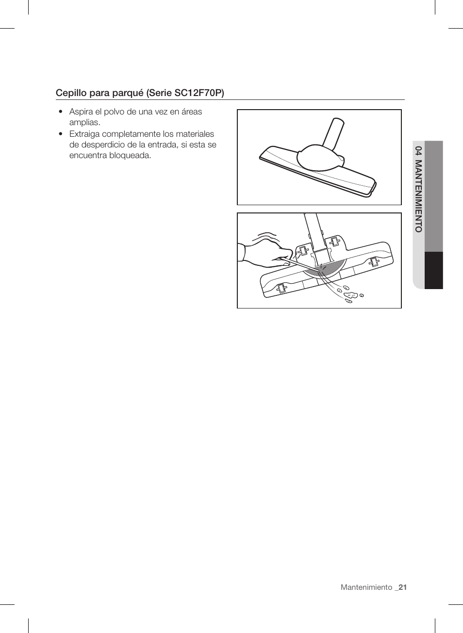 Samsung VC12F70HNHR-AA User Manual | Page 69 / 72