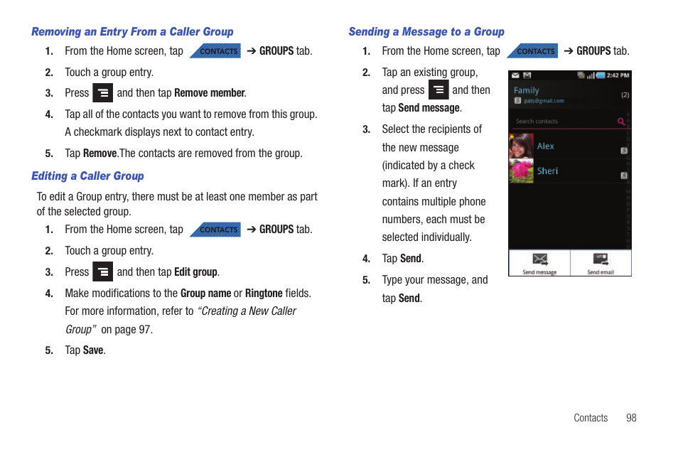 Samsung SGH-T839HAATMB User Manual | Page 103 / 262