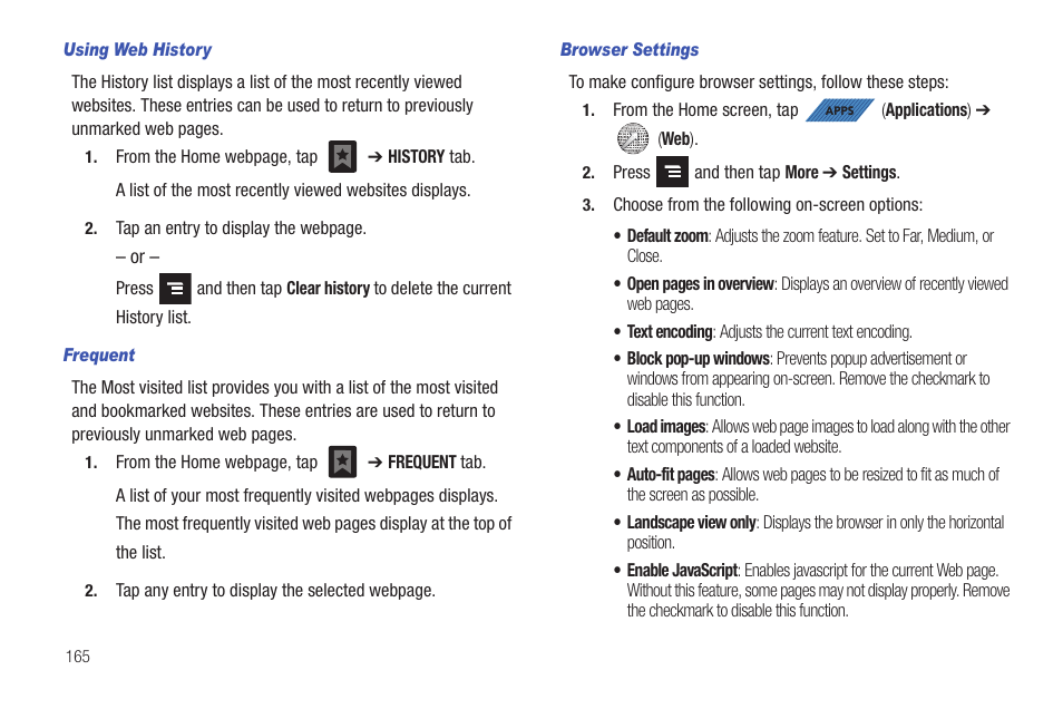 Samsung SGH-T839HAATMB User Manual | Page 170 / 262