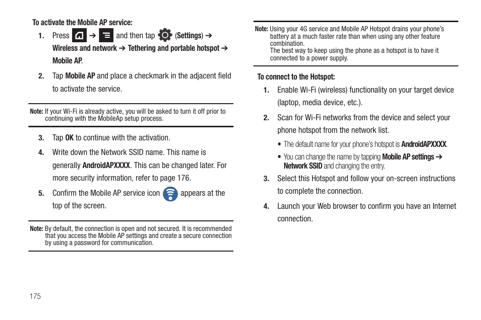 Samsung SGH-T839HAATMB User Manual | Page 180 / 262