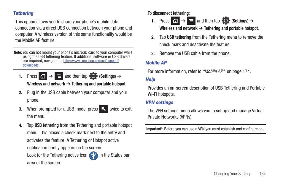 Samsung SGH-T839HAATMB User Manual | Page 189 / 262