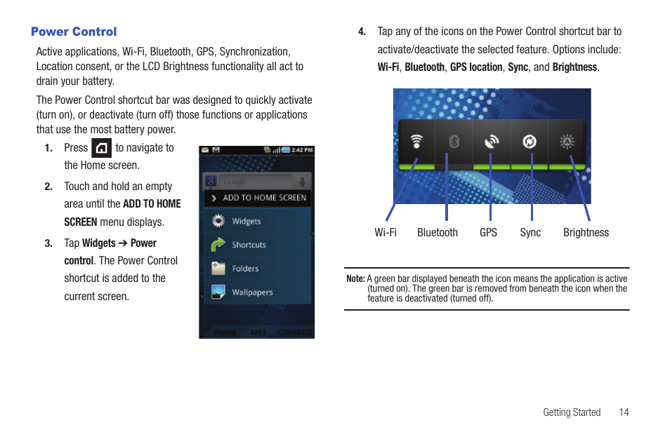 Power control | Samsung SGH-T839HAATMB User Manual | Page 19 / 262