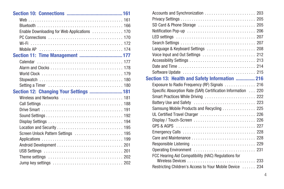 Samsung SGH-T839HAATMB User Manual | Page 9 / 262