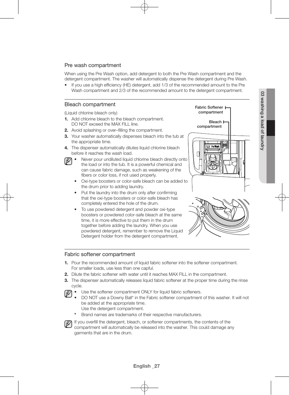 Samsung WF42H5600AW-A2 User Manual | Page 27 / 132