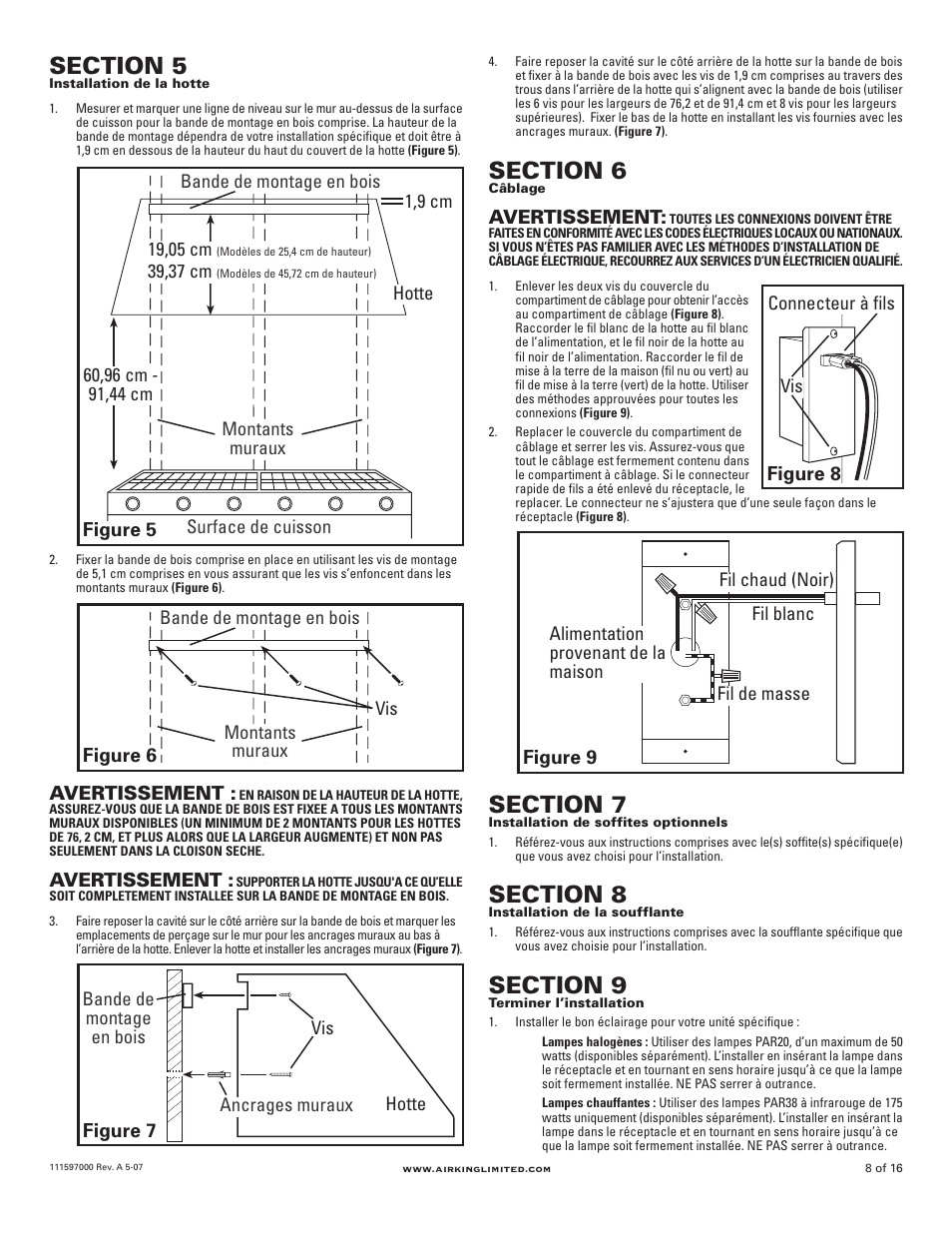 Air King Professional Series 48" models User Manual | Page 8 / 16