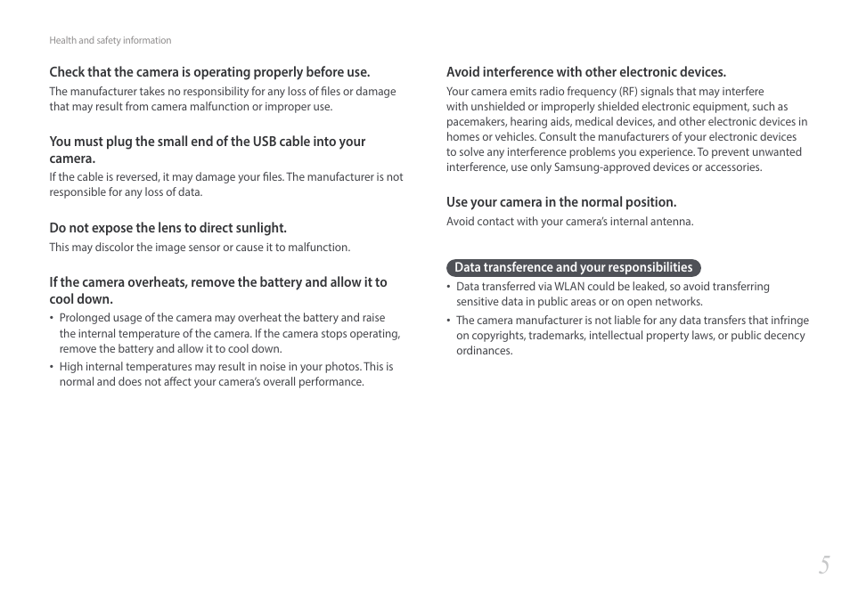 Samsung EV-NX3000BOIUS User Manual | Page 6 / 186