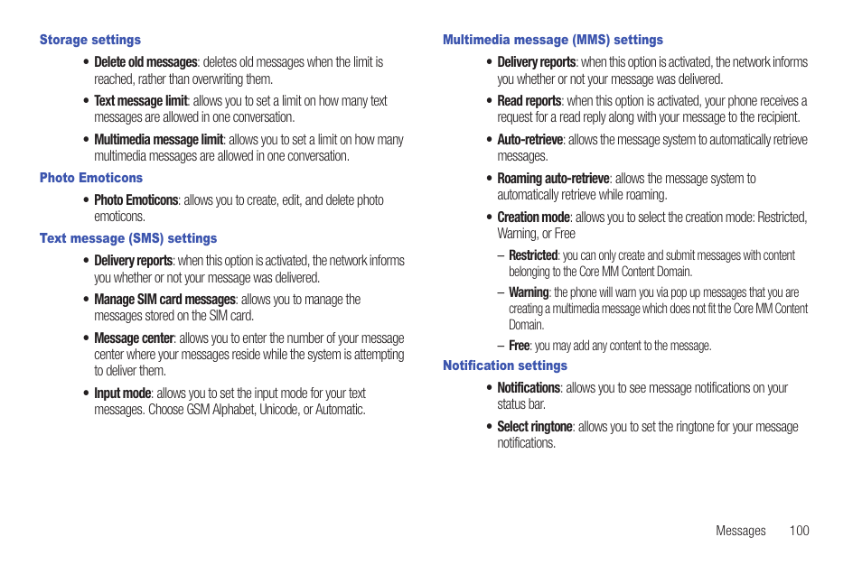 Samsung SGH-T589HBBTMB User Manual | Page 105 / 240