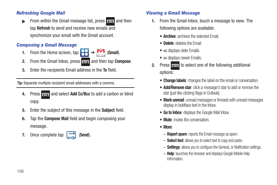 Samsung SGH-T589HBBTMB User Manual | Page 114 / 240