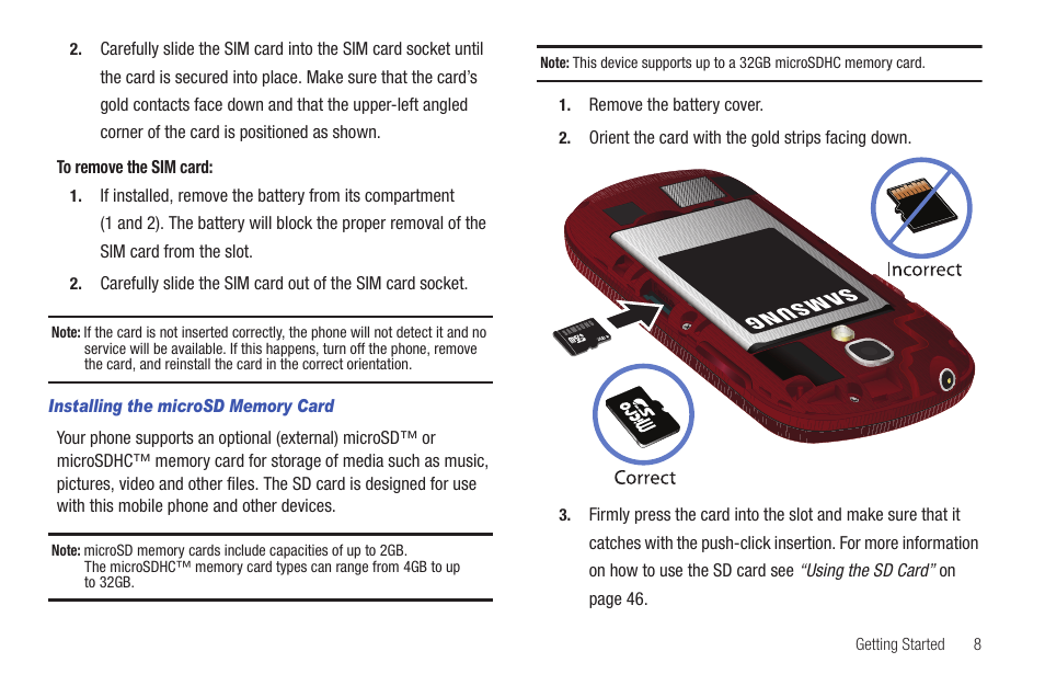 Samsung SGH-T589HBBTMB User Manual | Page 13 / 240