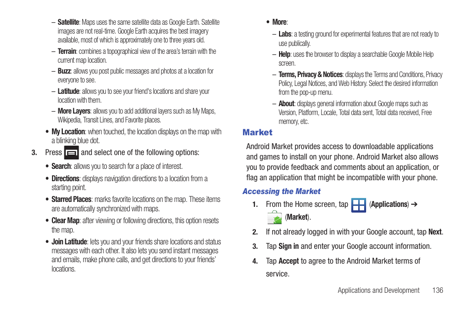 Market | Samsung SGH-T589HBBTMB User Manual | Page 141 / 240