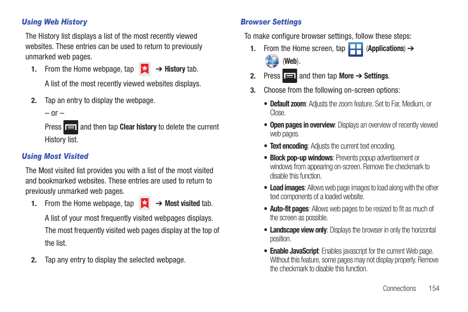 Samsung SGH-T589HBBTMB User Manual | Page 159 / 240