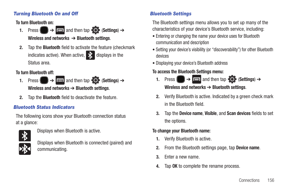 Samsung SGH-T589HBBTMB User Manual | Page 161 / 240