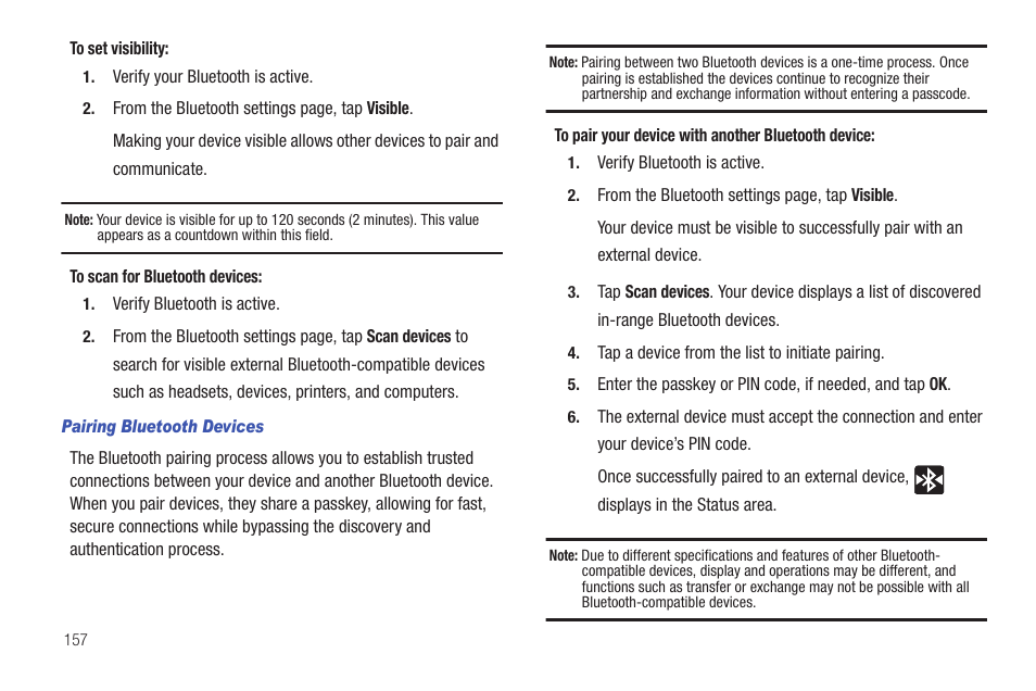 Samsung SGH-T589HBBTMB User Manual | Page 162 / 240