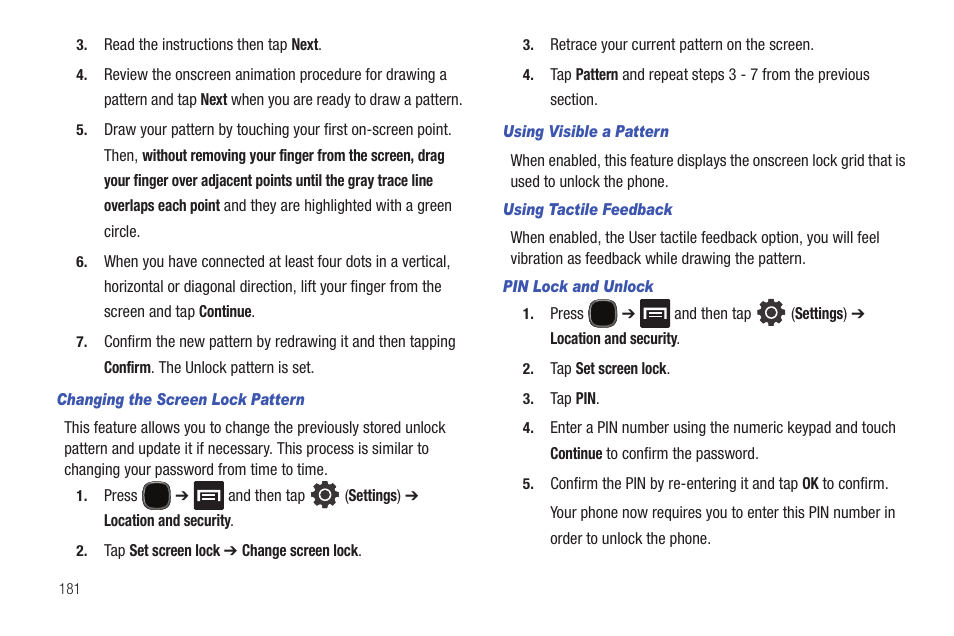 Samsung SGH-T589HBBTMB User Manual | Page 186 / 240