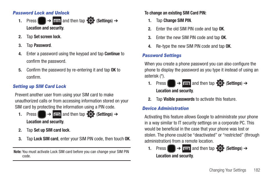 Samsung SGH-T589HBBTMB User Manual | Page 187 / 240