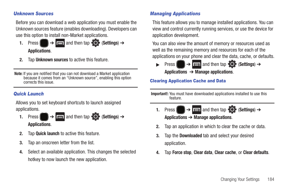Samsung SGH-T589HBBTMB User Manual | Page 189 / 240